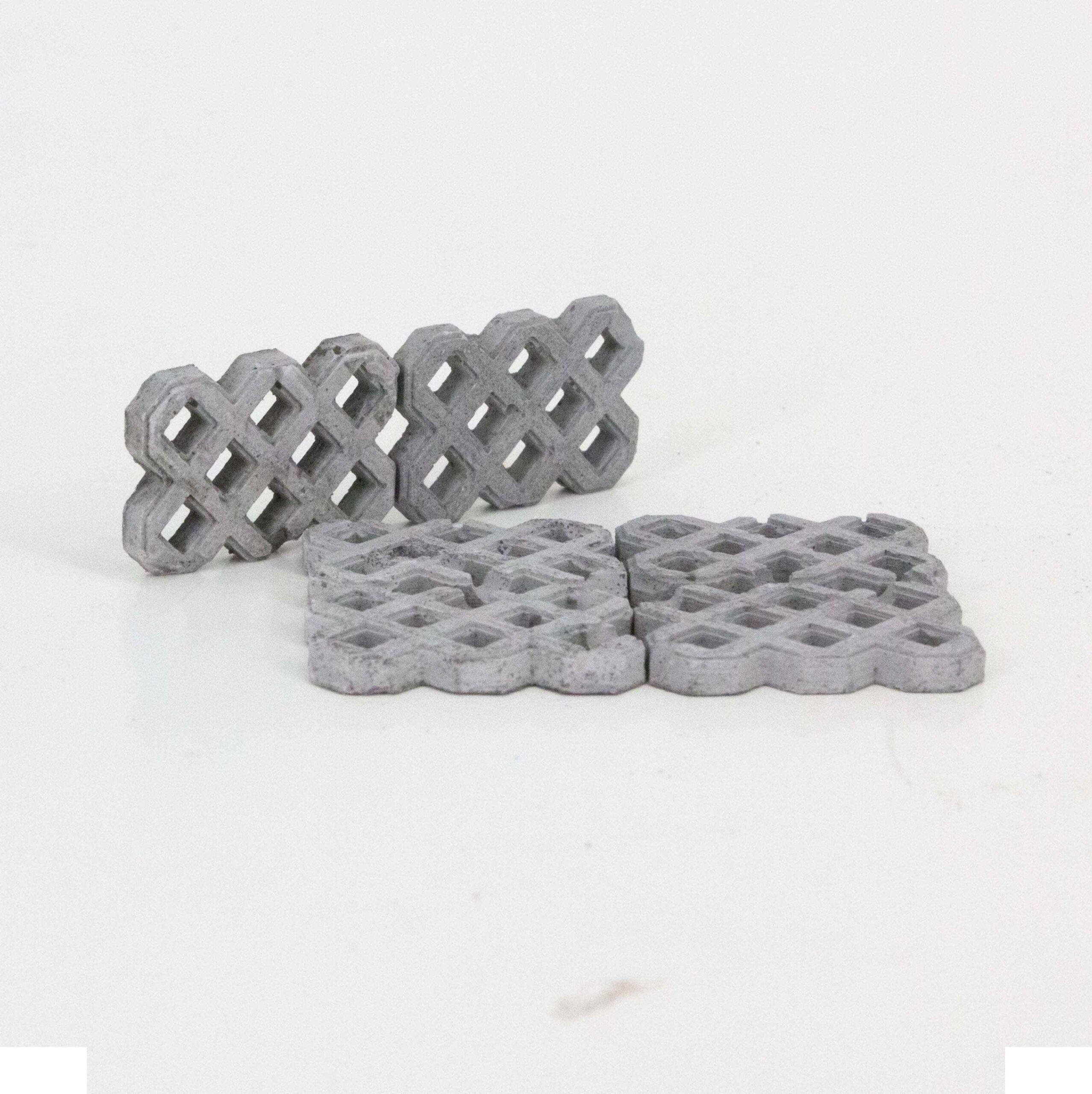 سنگ فرش مشبک مقیاس 1/24تعداد80عددی اشل