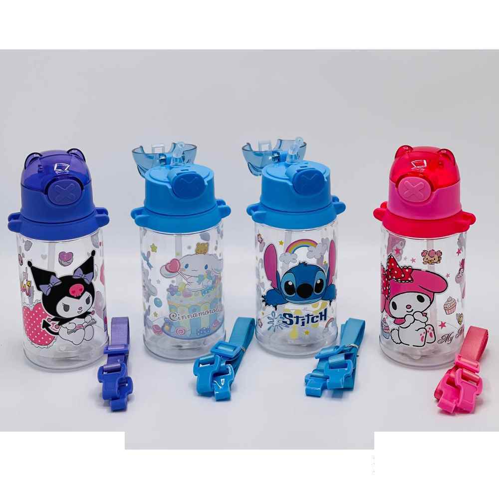 قمقمه600میل نی دار فانتزی(طرح کرومی) کد3906