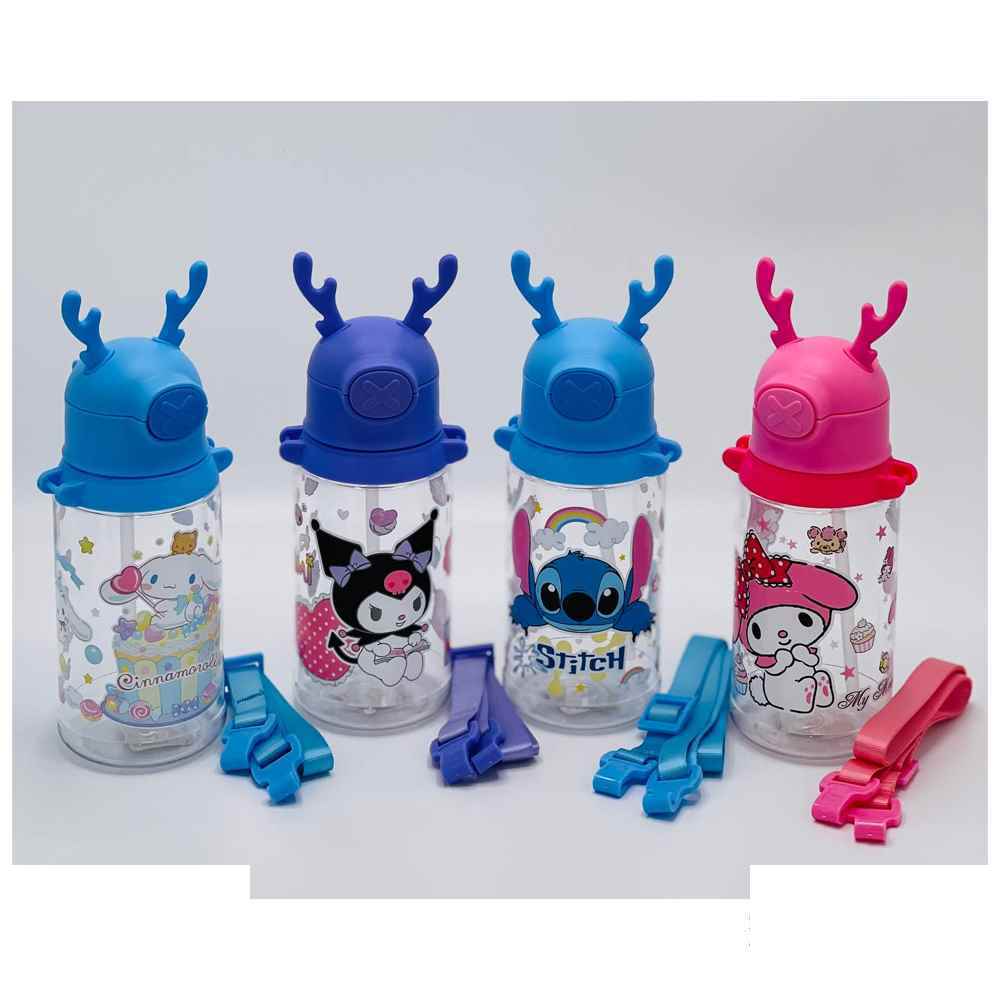 قمقمه600میل نی دار فانتزی(طرح کرومی) کد3902