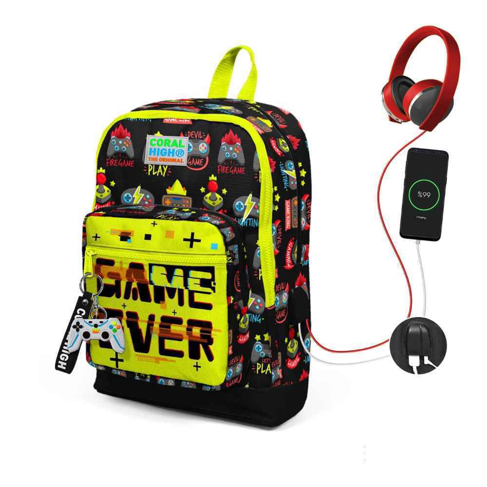 کوله پشتی با سوکت USB+AUXیایگان کد23828