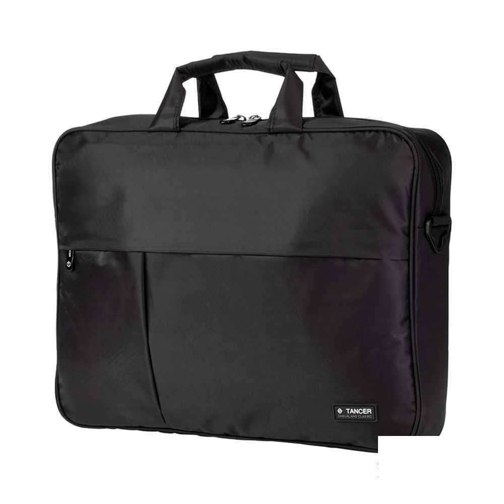 کیف دستی لپ تاپ 17اینچ تنسر کد118 رنگ DARK BLACK