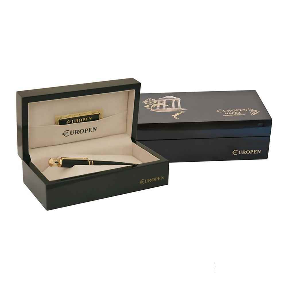 خودنویس نفیس یوروپن حافظ (جعبه نفیس چوبی)