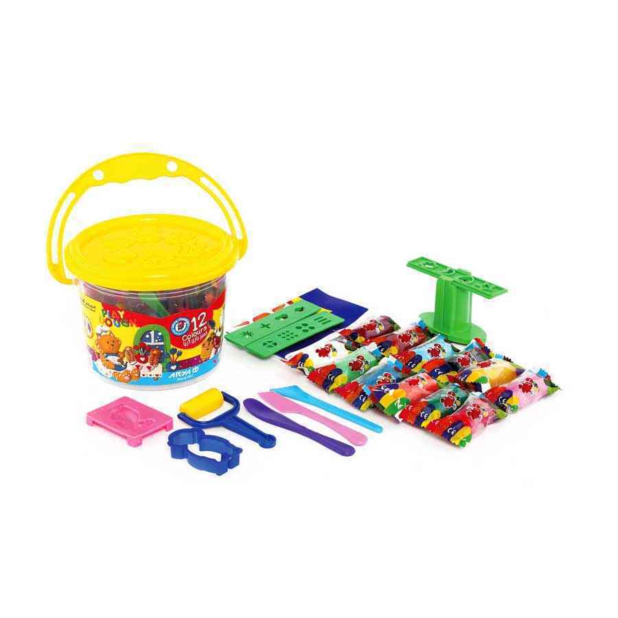 خمیرسطلی12رنگ آریا کد1069*18عدد*