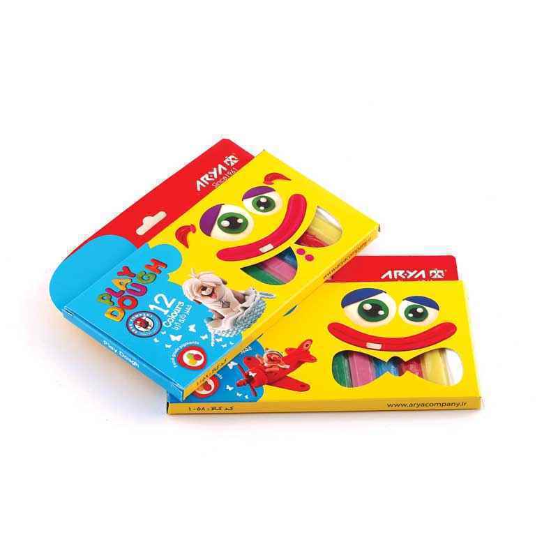 خمیرمقوایی12رنگ آریا کد1058*144عدد*