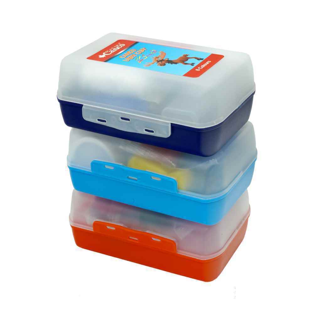 خمیرسبک 6رنگ کنکو+ظرف غذاجدید(گزی)