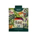 مدادرنگی 36رنگ جعبه مقوایی حرفه ای/آرتیست آریا کد3607/3603 - تصویر 3