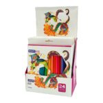 مداد رنگی24رنگ جعبه مقوایی زوم کد800101 - تصویر 3
