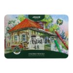 مداد رنگی48رنگ جعبه فلزی حرفه ای/آرتیست آریا کد3904/3933 - تصویر 3