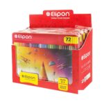 مداد رنگی 72رنگ جعبه فلزی الیپون کد8127212 - تصویر 3