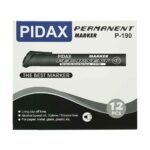 ماژیک معمولی گرد مشکی پیداکس کدP-190 - تصویر 2