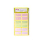 برچسب پاستلی سایز20*40میلیمتر4برگی لانگوکدK-412 یا کد053 - تصویر 2