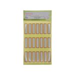 برچسب دورقرمز سایز10*35میلیمتر4برگی لانگوکدK-421 - تصویر 2