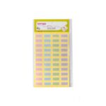 برچسب پاستلی سایز20*10میلیمتر4برگی لانگوکدK-444 یا کد055 - تصویر 2
