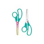 قیچی مهد کودکی 13سانت بلیستری فیروزه ای میلان کدBWM10444T - تصویر 2