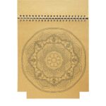کتاب  رنگ امیزی بزرگسالان 20*22 ماندالا طرح هندی و الهام بخش - تصویر 5