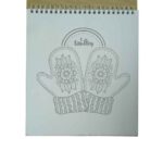 کتاب  رنگ امیزی بزرگسالان 20*22 ماندالا طرح هندی و الهام بخش - تصویر 7