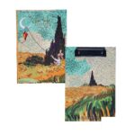 تخته شاسی A5 گیره 10سانت برگ سری ونگوگ کد71903 - تصویر 5