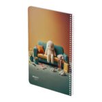 دفتر60برگ وزیری سیمی مجلدفانتزی الیپون کد227کارتن60عددی - تصویر 17
