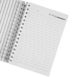 دفتر100برگ A5 خطدار سیمی جلدسخت (کاغذ سفید) برگ سری پیور بیوتی کد71514 - تصویر 4