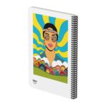 دفتر200برگ رحلی سیمی/ فنرفلز/ فانتزی جلدسخت الیپون کد863کارتن12عددی - تصویر 5