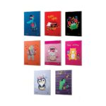 دفتر80برگ وزیری سیمی طلقی گلاسه فانتزی میکرو کدC5/C23/C20 - تصویر 3