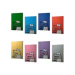 دفتر50برگ وزیری سیمی مجلد میکرو طرح فانتزی کد c 43-44-45-49-89 - تصویر 4