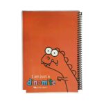 دفتر80 برگ وزیری سیمی مجلد سری دایناسور هیرمند پیپر - تصویر 3
