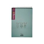 دفترنقاشی50برگ 24*17 سیم از بالا جلد سخت برگ سری فانتزی کد72302 - تصویر 4