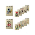 دفتریادداشت 60برگ سیم ازبالاکرافت 13*10میکرو کدF11 - تصویر 2