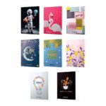 دفتریادداشت120برگ12*17جلدسخت ته چسب میکرو کدJ2 - تصویر 2