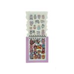 دفتریادداشت فانتزی(طرح لبوبو) همراه با استیکر کد001 یاکدXAC-003 - تصویر 3