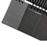 دفتریادداشت تودولیست (کاغذ مشکی) 2تکه 210*110  برگ سری پیور بیوتی کد70705 - تصویر 4