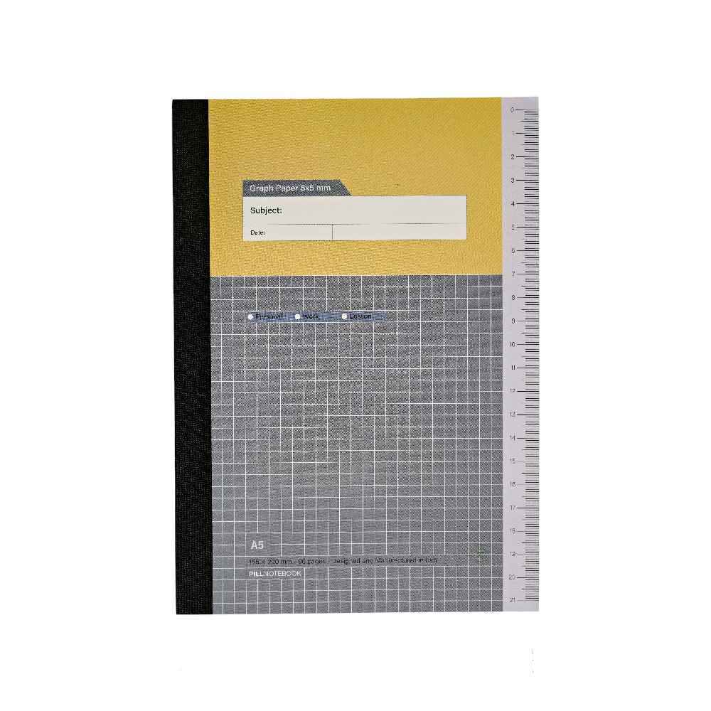 149011040_638988221708526647_DSC05338.jpg دفتر48برگ شطرنجی ته دوخت سایز220*155 پیل سری پروجکت - تصویر 1