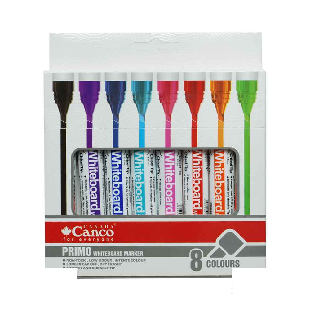 16eeac2e-d498-42fa-8b65-b1c642494cec.jpg ماژیک وایت برد تخت 8رنگ کنکو*تعداد درکارتن50بسته ای* - تصویر 1