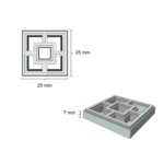 نرده هندسی مقیاس1/12 تعداد50عددی اشل - تصویر 5