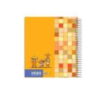 دفتر40برگ شطرنجی ایمان کد9301 خانه درشت/1سانت - تصویر 2