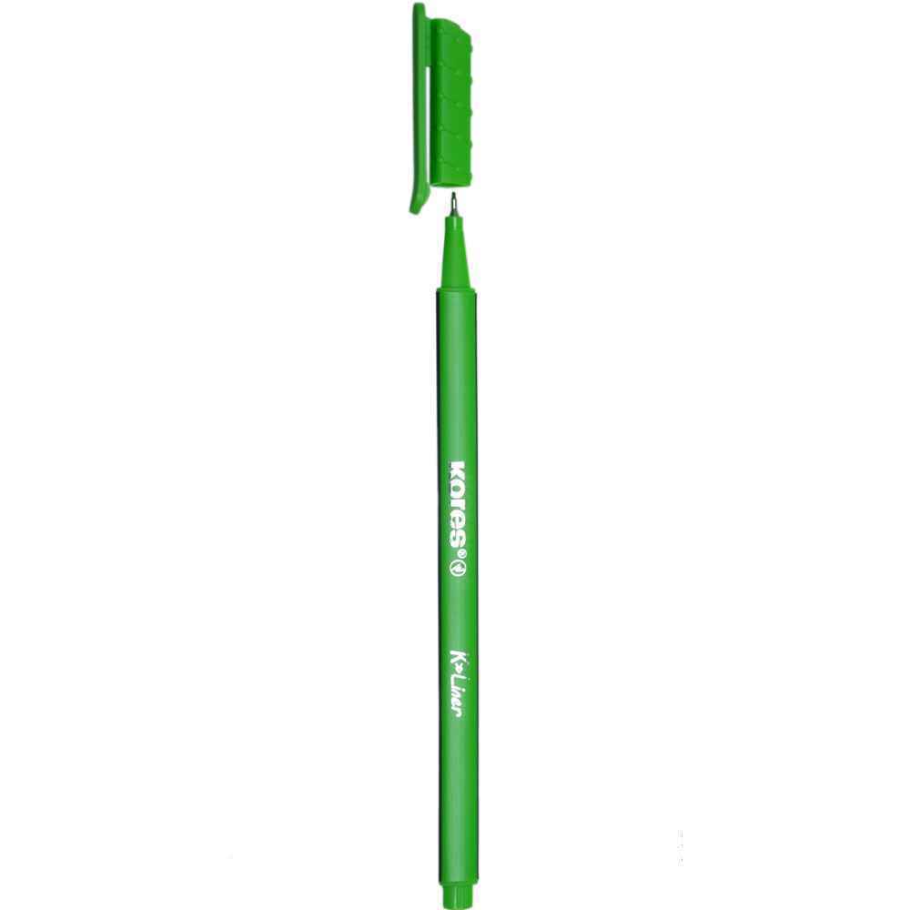 25995c6c-fe7f-460e-922a-622a9afe10ab.jpg روان نویس نوک نمدی بدنه سه گوش کورس رنگ سبزروشن کد28165 - تصویر 1