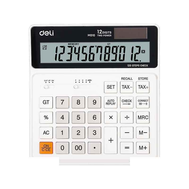 2ca90583-3b0b-4d85-af76-8de6bfab1053.jpg ماشین حساب رومیزی 2صفر12رقم دلیEM01010 - تصویر 1