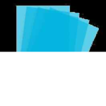 طلق A4آبی