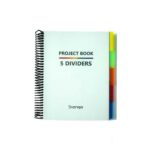 دفتر100برگ سیمی وزیری جلد طلق لانگو سری پروژه PROJECT BOOK