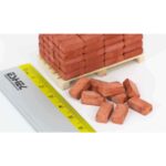 آجرفشاری قرمز مقیاس  1/24 تعداد 500عددی اشل - تصویر 3