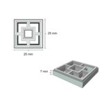 نرده هندسی مقیاس1/12 تعداد50عددی اشل - تصویر 8