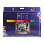 مداد رنگی 72رنگ جعبه مقوایی ام کیو - تصویر 2