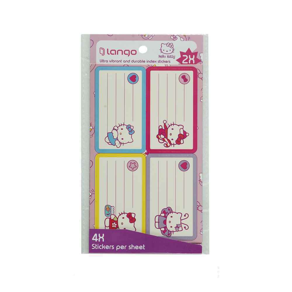 89e85118-ce29-4390-b00b-d6ec31770d06.jpg برچسب اسم دانش آموز طرح هلو کیتی لانگو - تصویر 1