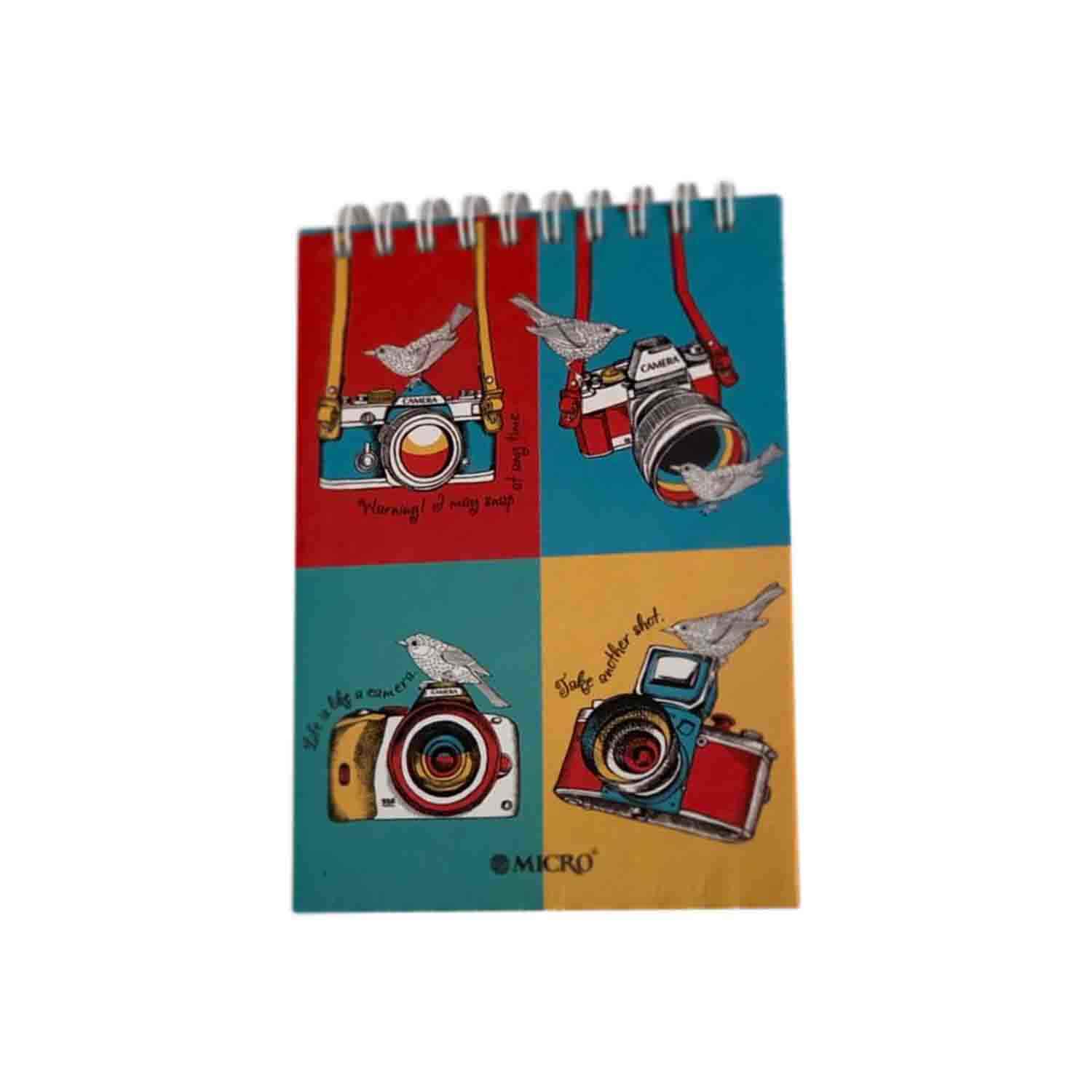 96c6ba89-3e0a-4f07-9edf-d3077c94db1c.jpg دفتریادداشت سیم ازبالاجلدسخت 13*10 میکرو کدJ12 - تصویر 1