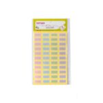 برچسب پاستلی سایز20*10میلیمتر4برگی لانگوکدK-444 یا کد055