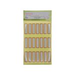 برچسب دورقرمز سایز10*35میلیمتر4برگی لانگوکدK-421