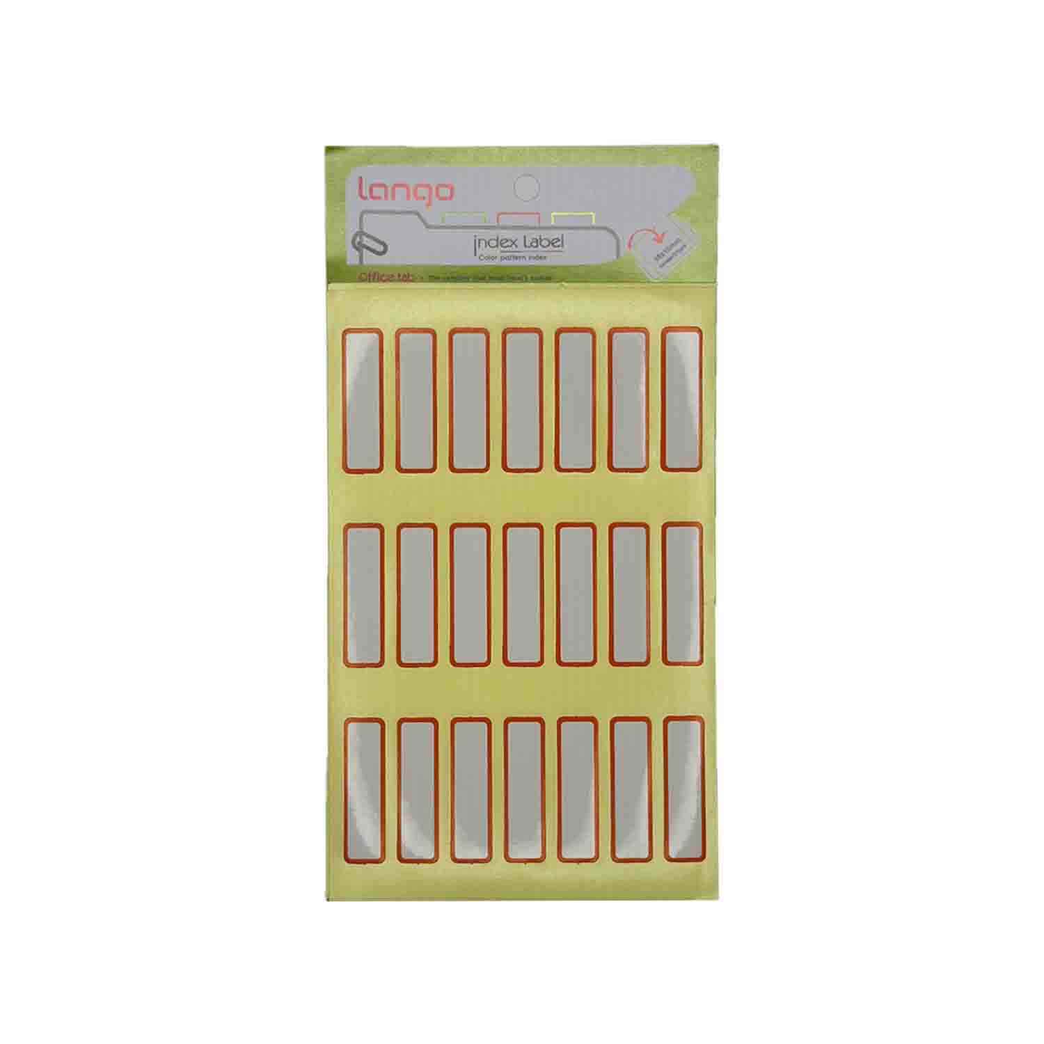 de94c2c0-3247-419c-8fc3-5f35dd502b4d.jpg برچسب دورقرمز سایز10*35میلیمتر4برگی لانگوکدK-421 - تصویر 1