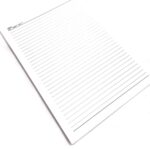 کاغذA4خطدار50برگی کلیپس  کد0053