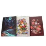 کلاسور 100 برگ 26 حلقه قفل فلزی طرح جور طرفه (تک عددی)